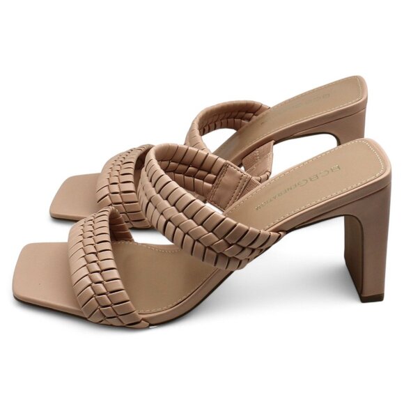 BCBGeneration Womens Fenda Faux Leather Strappy Block Heels - Picture 6 of 8